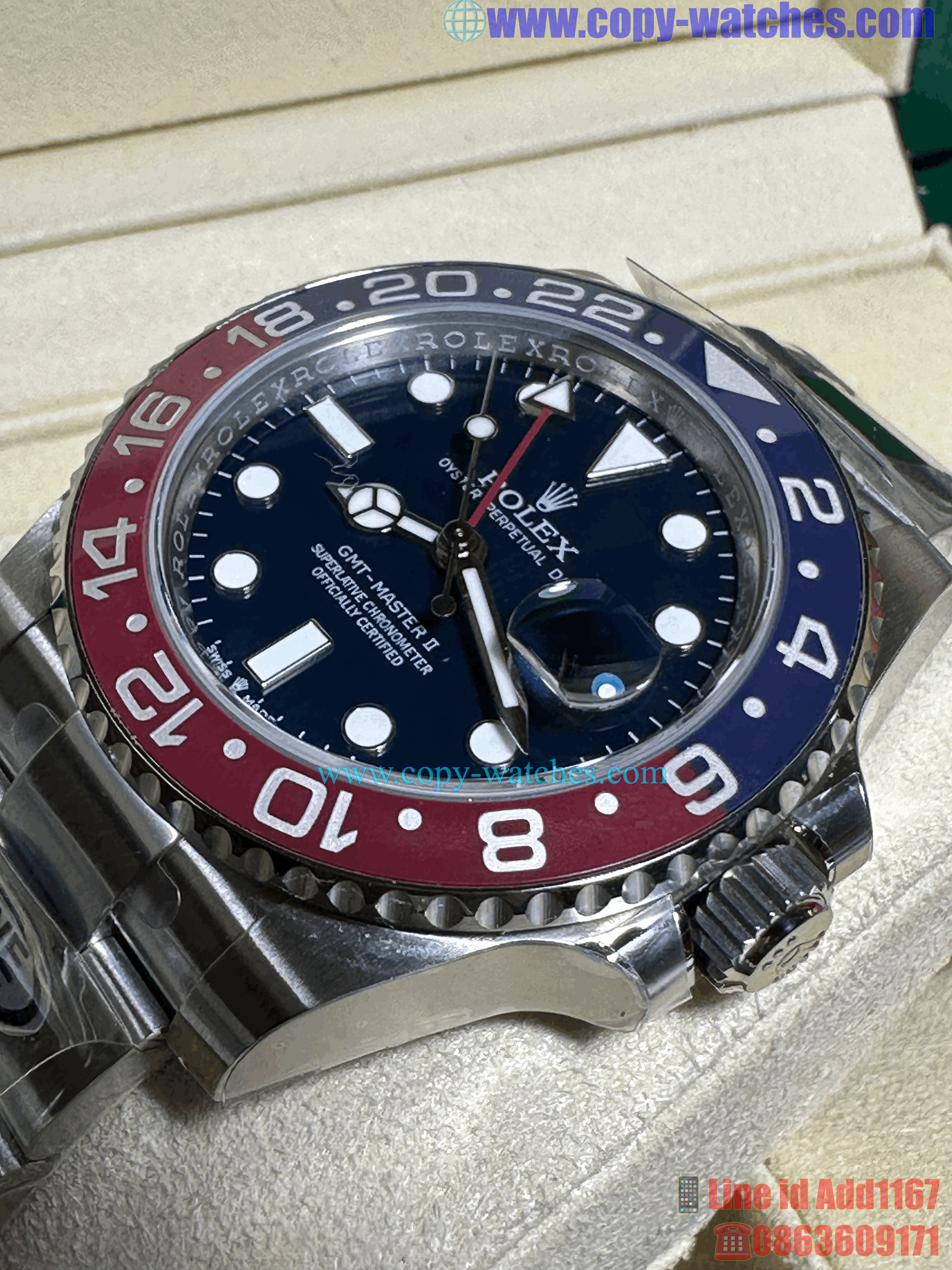 Rolex GMT-Master2 M126719BLRO (EWE Factory)