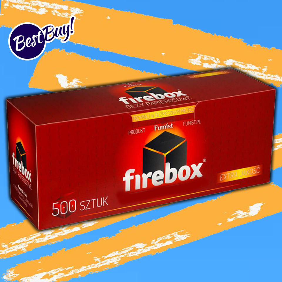 ก้นกรองเปล่า FIREBOX มวนร้อน 500 มวน