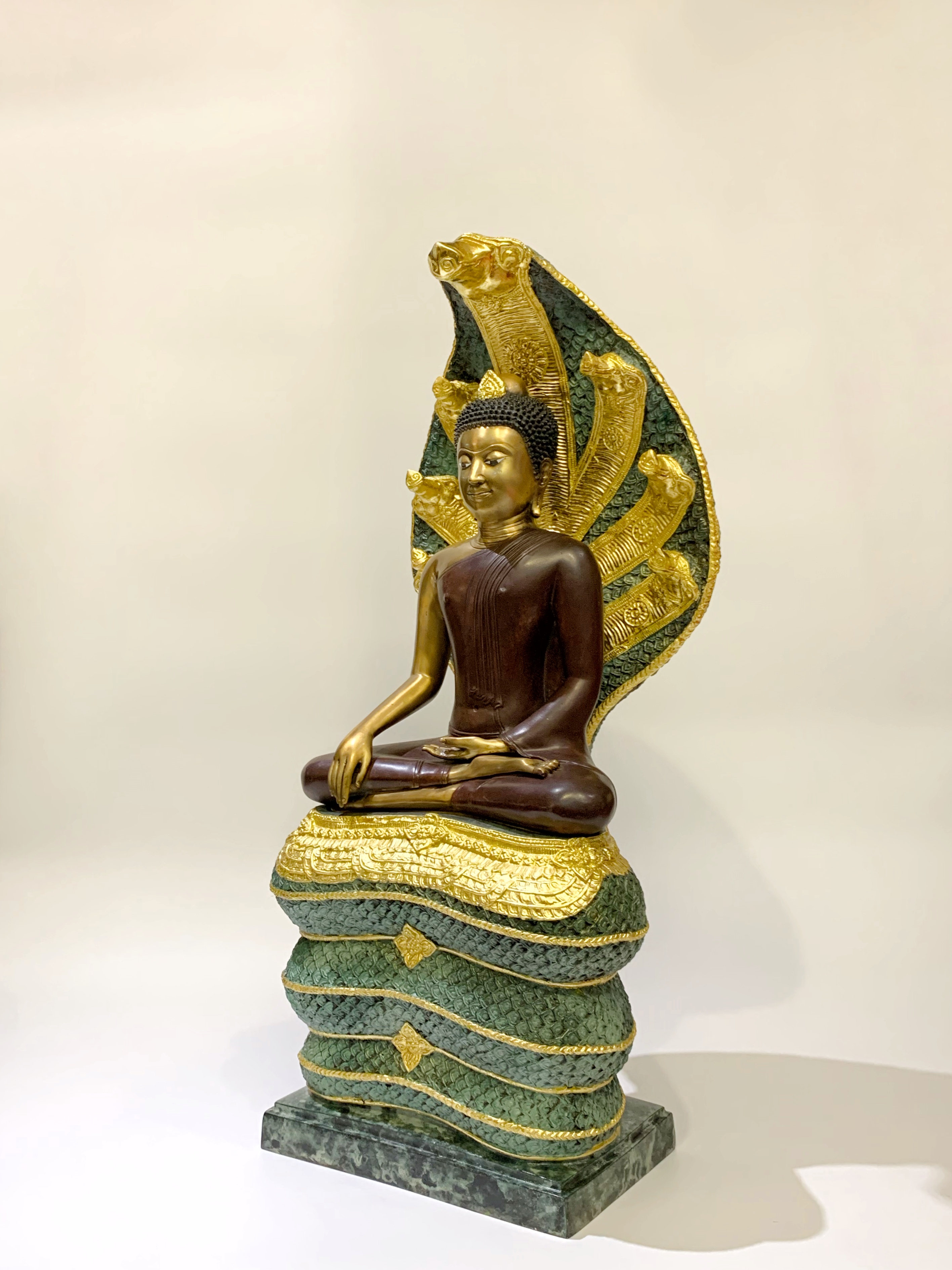 พระนาคปรก ปรกศรีวิชัย หน้าตัก 9 นิ้ว