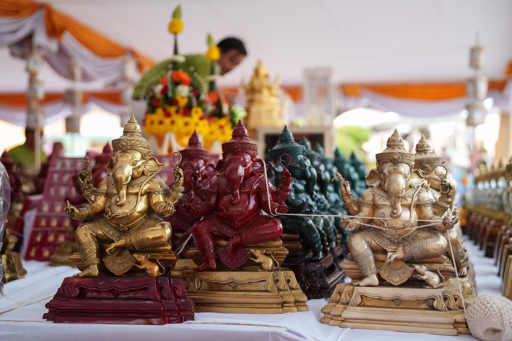 พระพิฆเนศ : พระสิทธิทากายะคณปติ หน้าตัก 9 นิ้ว (หมายเลข 39)