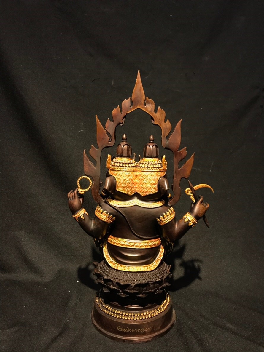 พระพิฆเนศ ปางทวิมุข หน้าตัก 9 นิ้ว