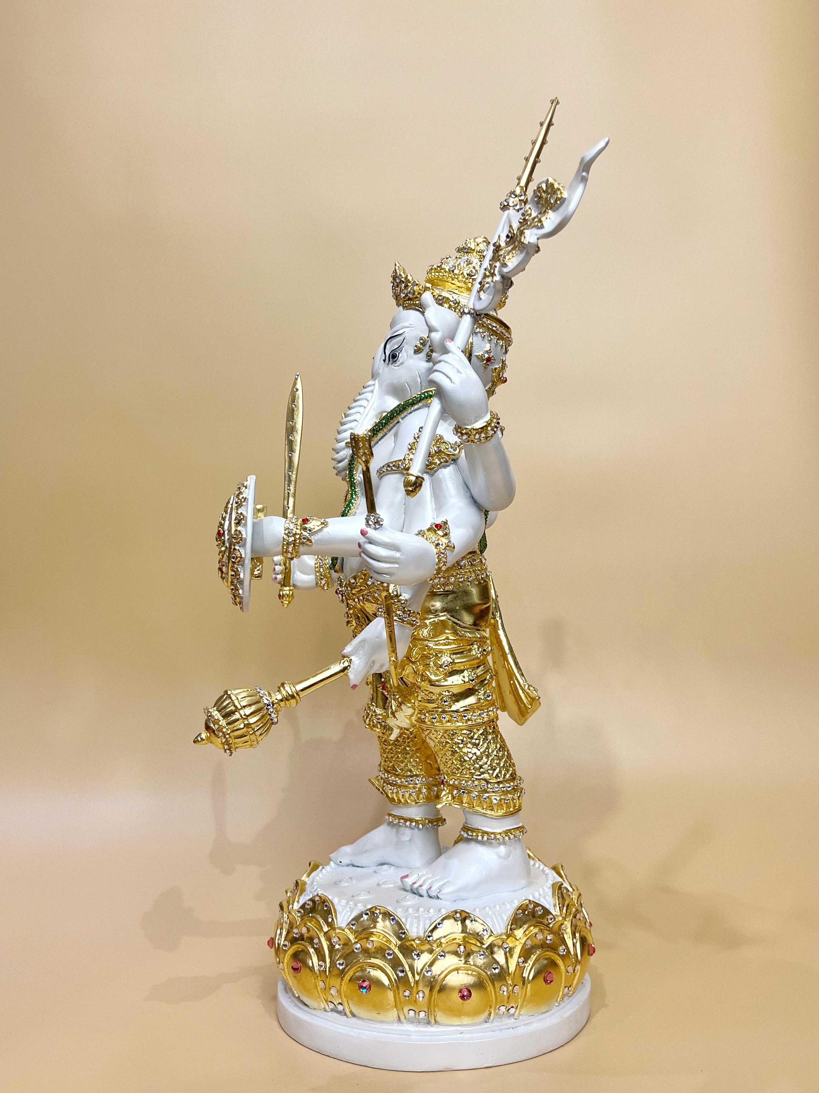 พระพิฆเนศ ปางออกศึก (พระวีระคณปติ) หน้าตัก 9 นิ้ว