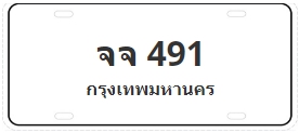 ป้ายประมูล จจ 491