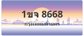 ป้ายประมูล 1ขจ 8668