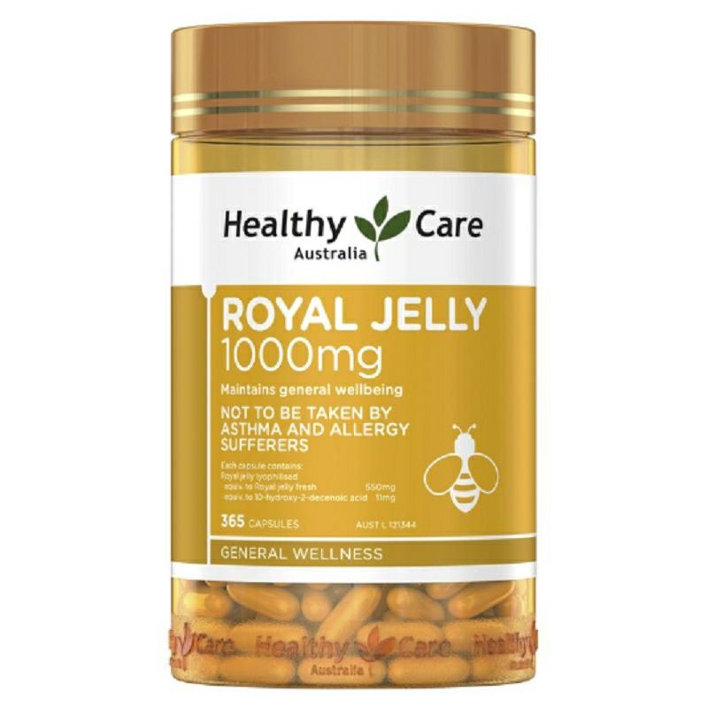 Healthy Care Royal Jelly 1000 mg (365 Capsules)