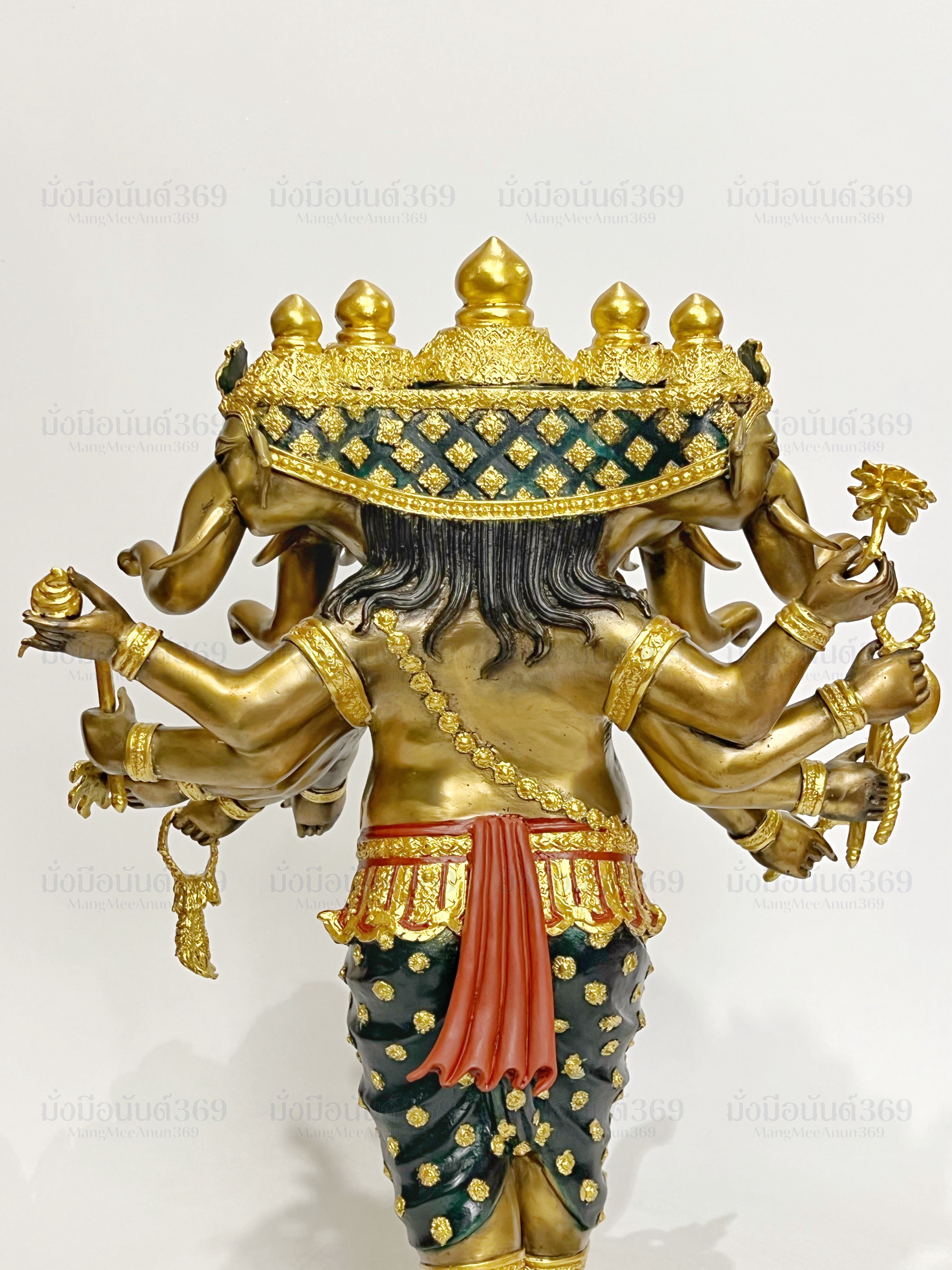 พระพิฆเนศ ปางห้าเศียร (ปัญจมุขคณปติ) หน้าตัก 9 นิ้ว *ห้ามนำภาพไปใช้ทุกกรณี