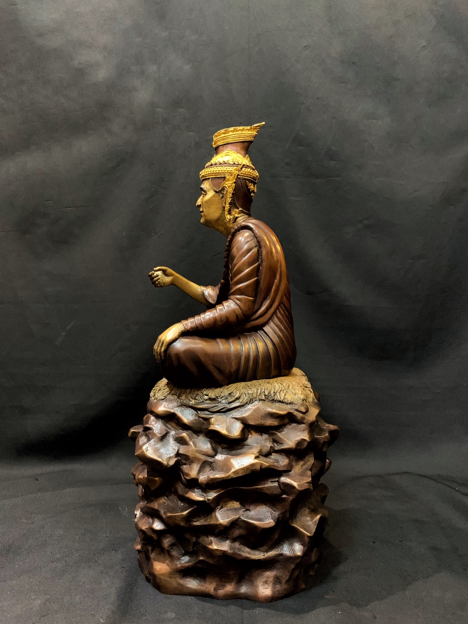 ฤาษีนารอด ปางทำน้ำมนต์ หน้าตัก 9 นิ้ว