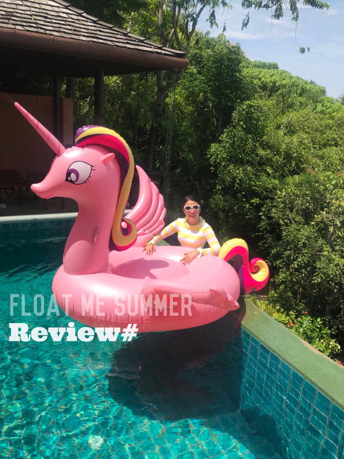 Inflatable Pink Pony Pool Float ห่วงยางโพนี่สีชมพู ขนาดใหญ่