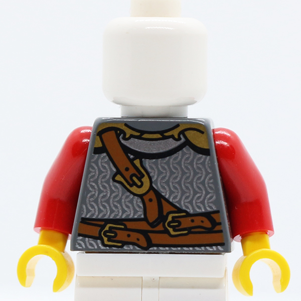 Castle Kingdoms Chest Strap and Belt Front and Back Pattern / Red Arms / Yellow Hands