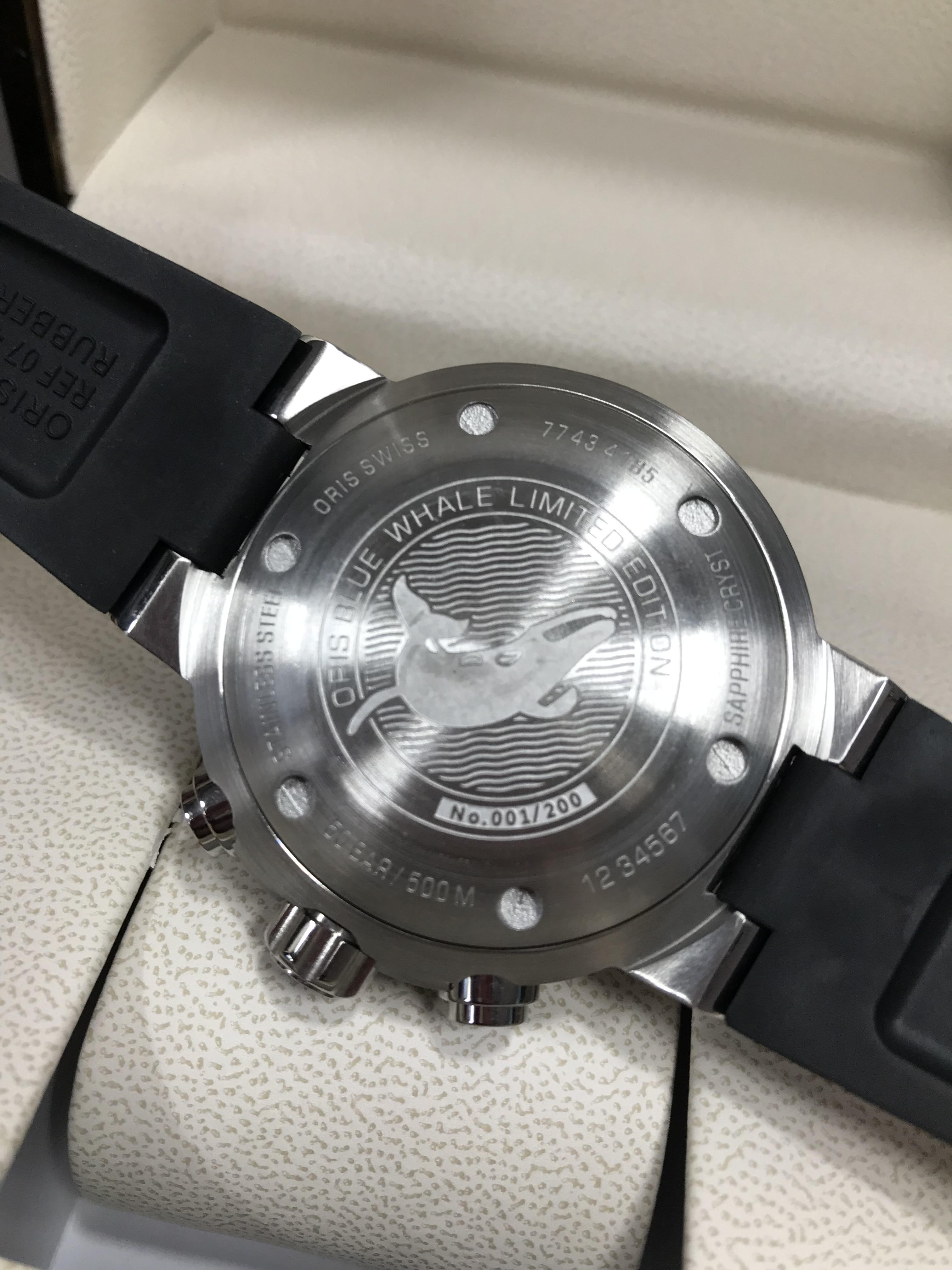 Oris Aquis Black Whale Limited Edition (5A)