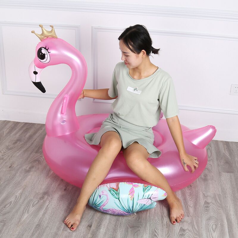 ห่วงยางฟลามิงโก้ ปริ้นเซส สีชมพู Inflatable Princess Pink Flamingo Pool Float