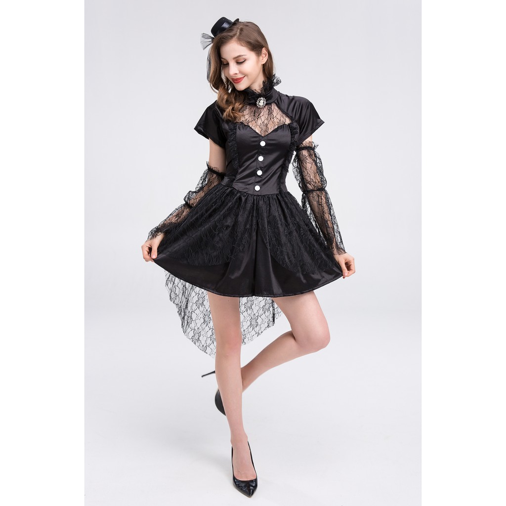 กิ๊บหมวก กิ๊บหมวกแม่มด กิ้บหมวกแต่งผม หมวกดำใบเล็ก สำหรับแต่งกับชุดแฟนซี