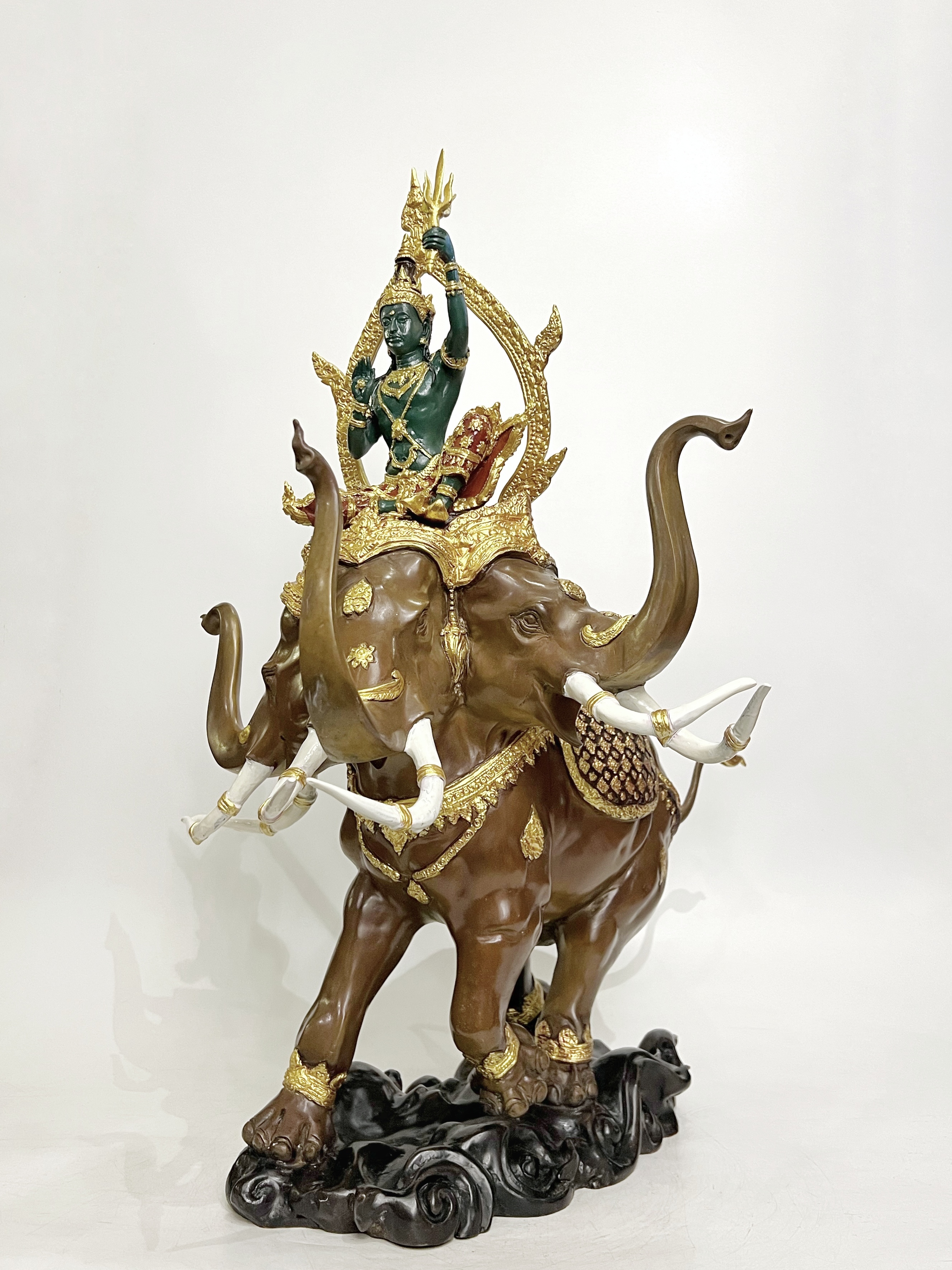 พระอินทร์ทรงช้างเอราวัณ สูง 27 นิ้ว