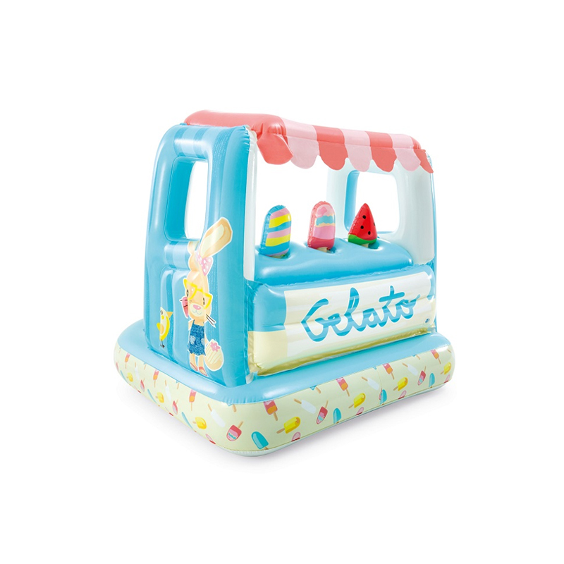 สระน้ำเป่าลมร้านไอศครีม Inflatable Intex Ice Cream Stand Playhouse and Pool