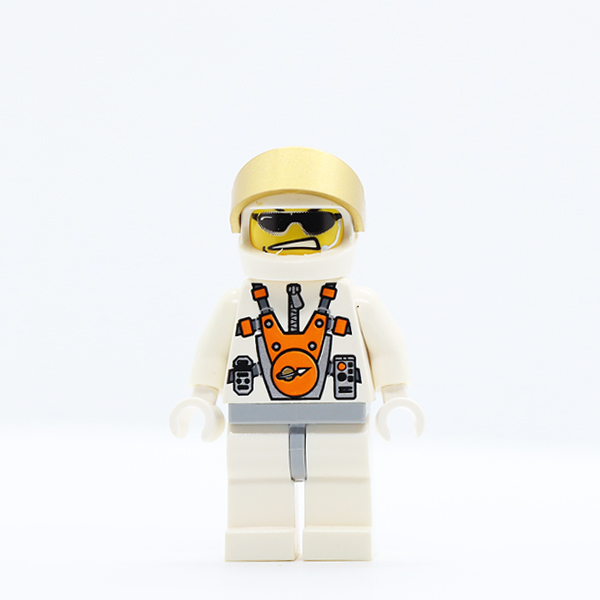 Mars Mission Astronaut with Helmet and Sunglasses, Smirk, and Headset