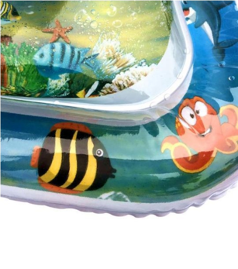 เบาะเป่าลม สำหรับลูกน้อย ลายโลกใต้ทะเล Inflatable Water Mat For Babies