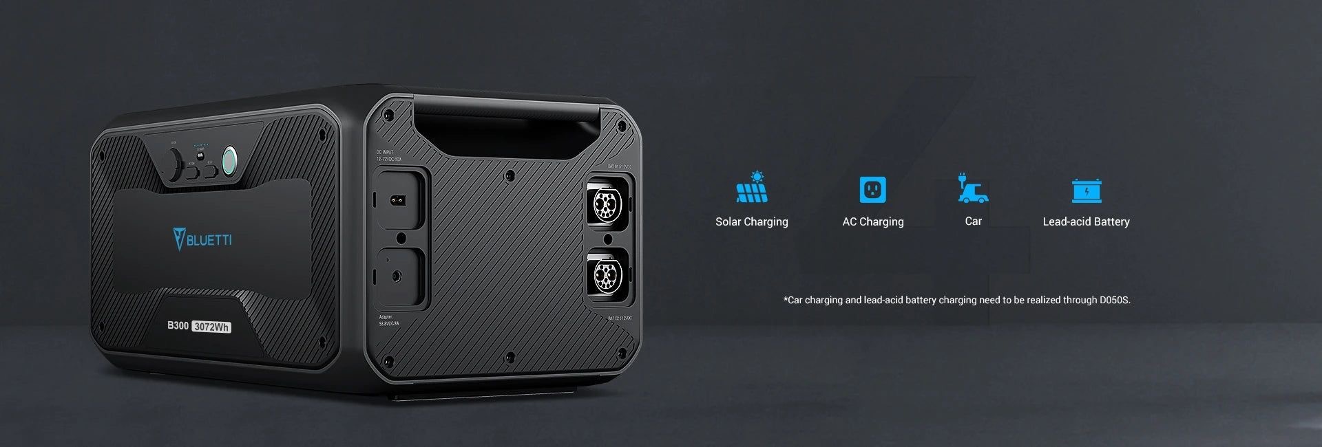 BLUETTI B300 Expansion Battery | 3072Wh แบตเตอรี่เสริมสำหรับ AC200MAX และ AC300