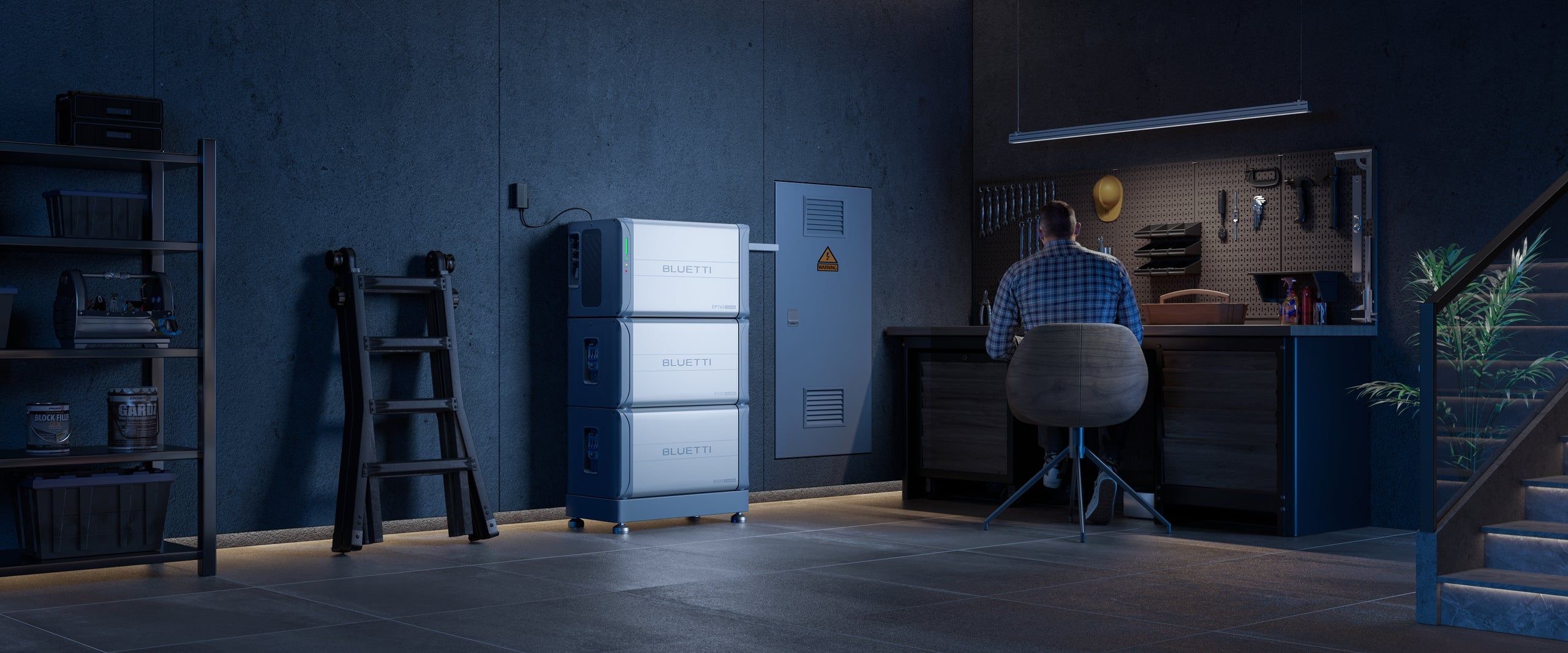 Bluetti EP600+B500*2 | 6000W 9920Wh Power Kit (Exclude Installation) Home Battery Backup แบตเตอรี่สำรองเอนกประสงค์