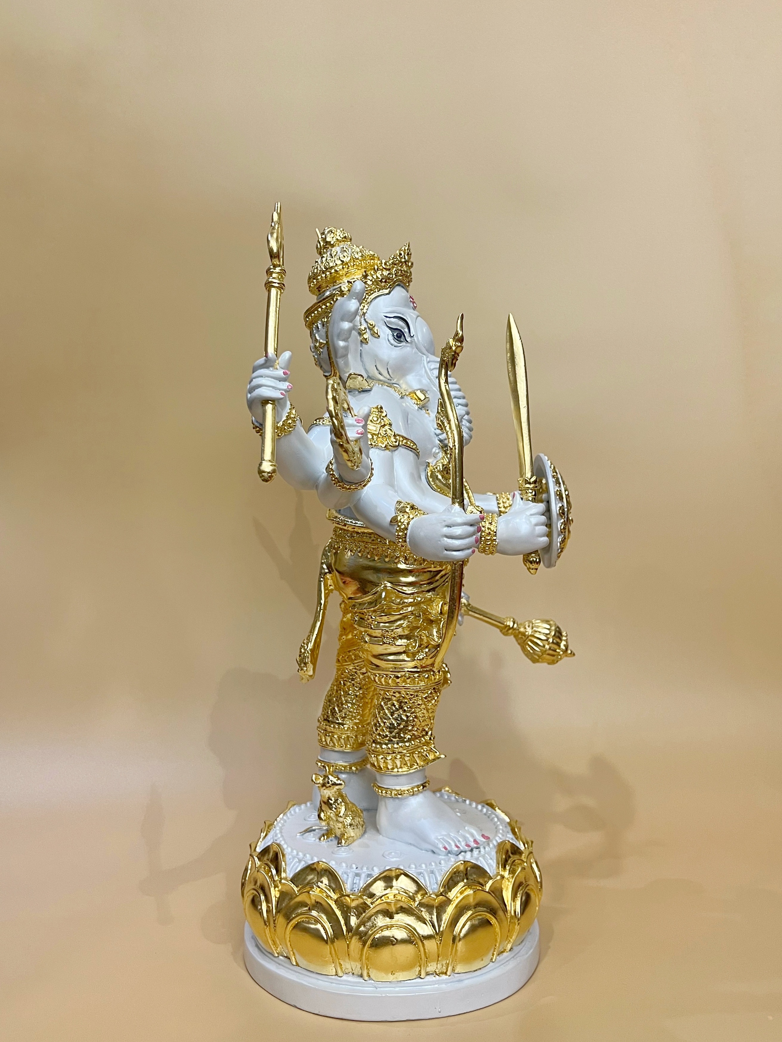 พระพิฆเนศ ปางออกศึก (พระวีระคณปติ) หน้าตัก 9 นิ้ว