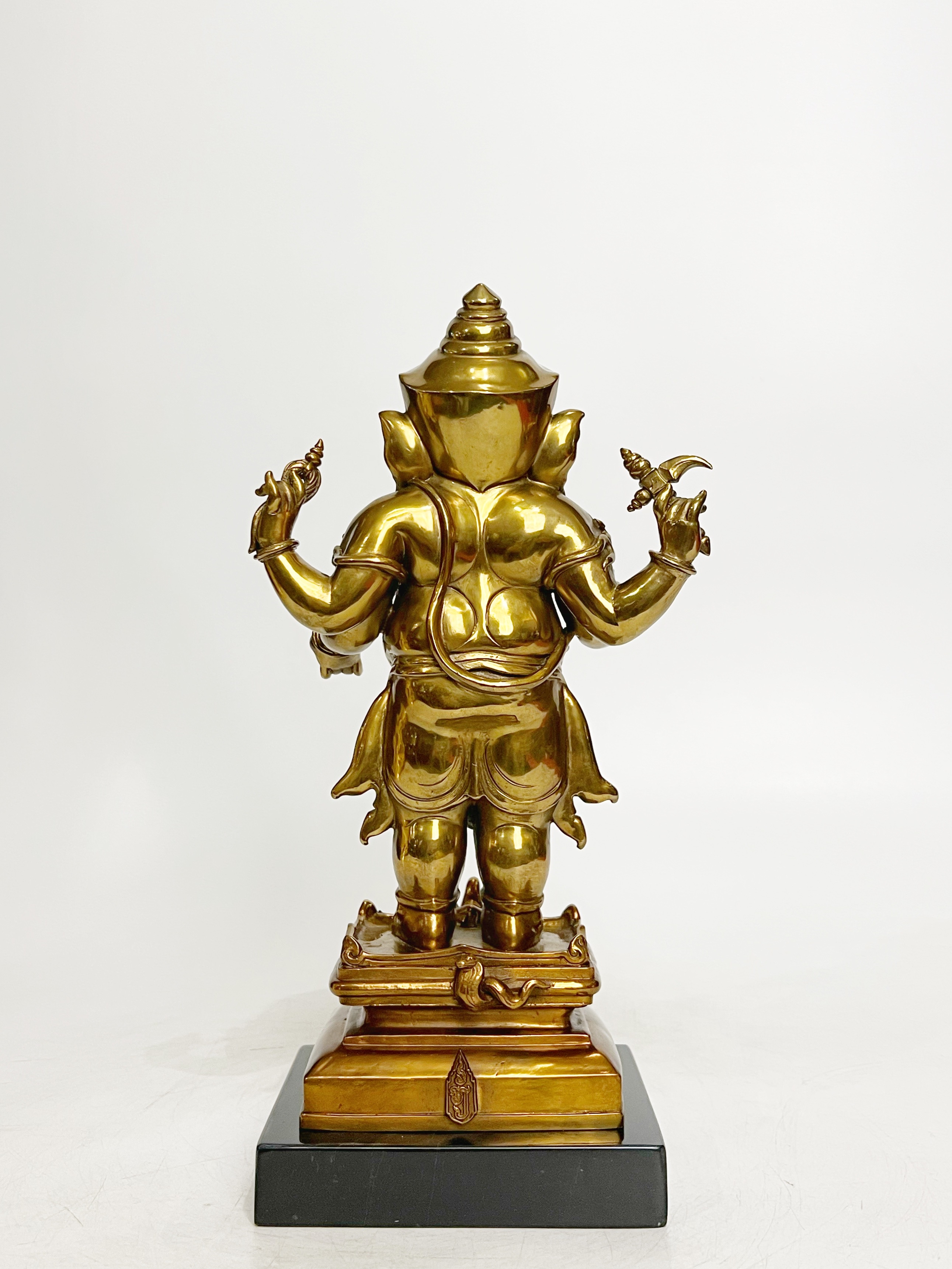 พระพิฆเนศ เทวรูปสรงน้ำ พระวินายักจตุรถีคเณศวร์ สูง 12 นิ้ว (หมายเลข6)