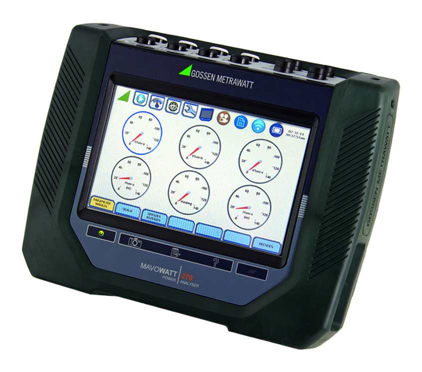 GOSSEN METRAWATT รุ่น MAVOWATT 270 FLEX เครื่องวัดและวิเคราะห์ค่ากำลังไฟฟ้าที่สามารถติดตามแบบออนไลน์ผ่านการสื่อสารระบบ Ethernet ได้