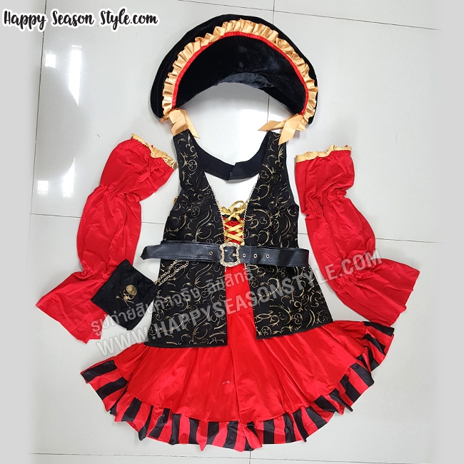 ชุดโจรสลัด สไตล์ สเปนนิซ โจรสลัดหญิง