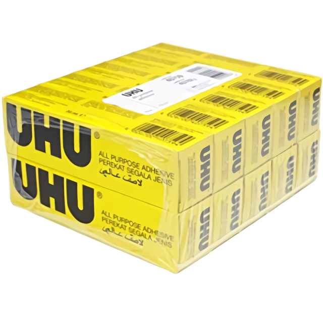 กาวหลอด UHU 35ml (แพ็คบรรจุ 10 หลอด)