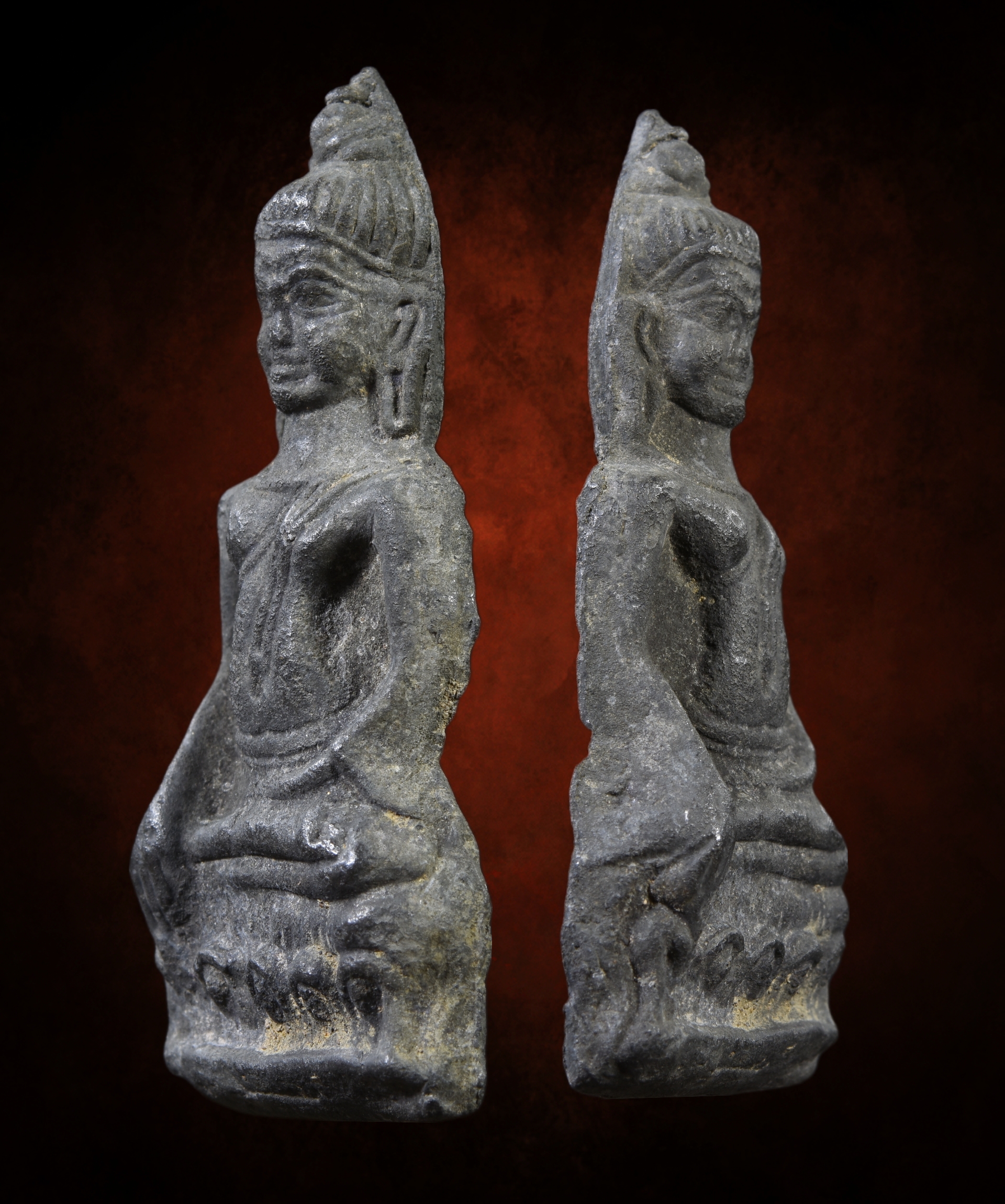 พระลพบุรีหูยาน เนื้อชินเงิน