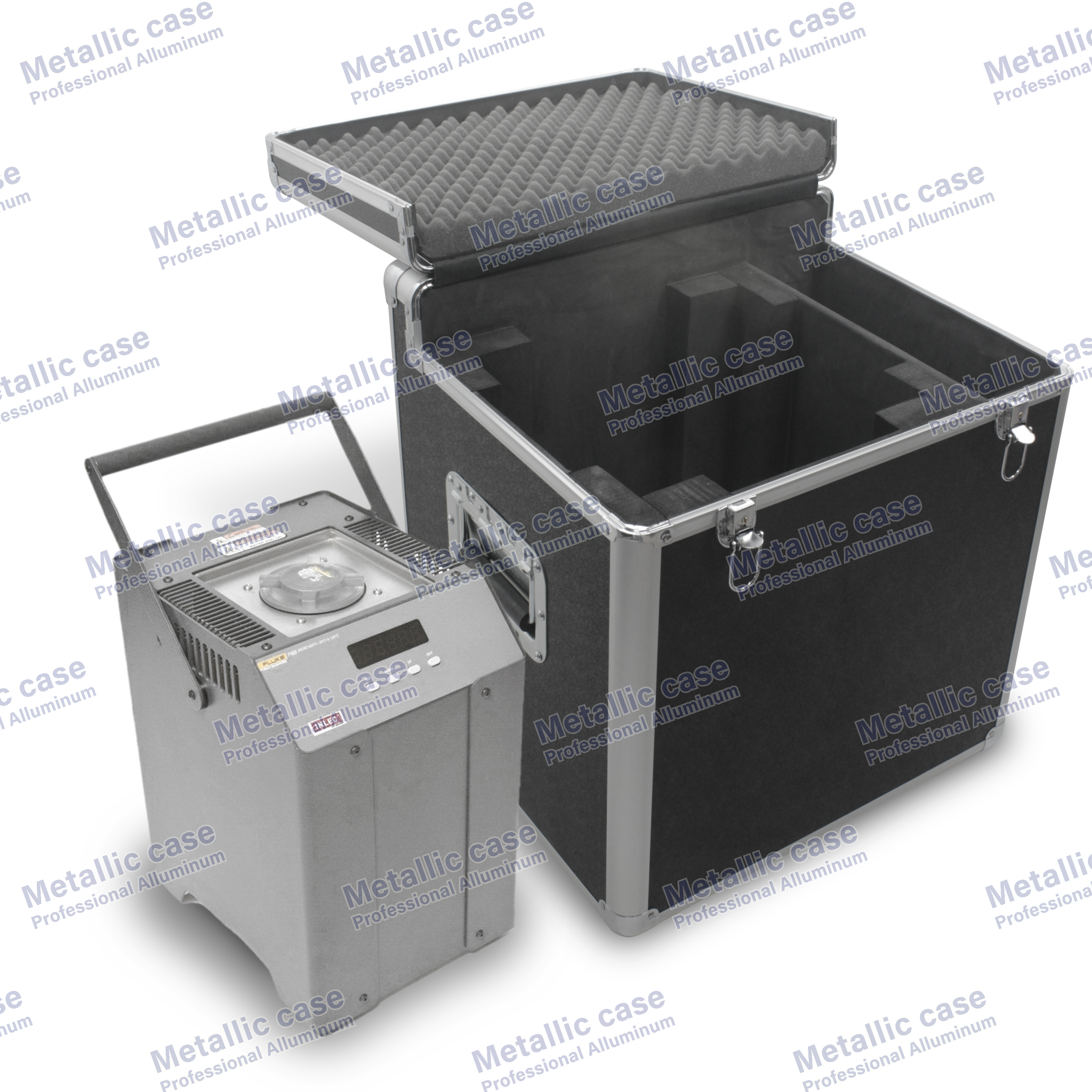 metalliccase8227-09-6405/Fluke 7103 + คันลาก(45x39x47T2C1H4K1P3U5)