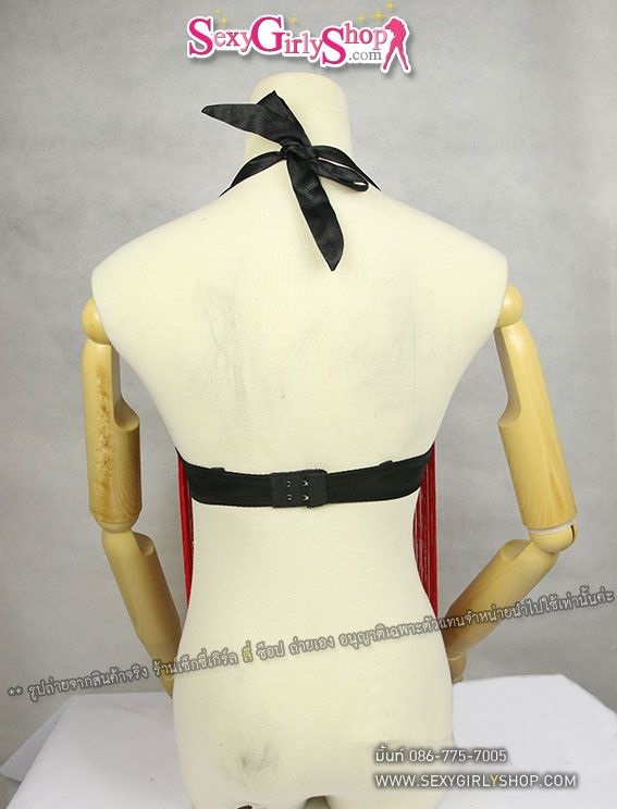 บราแฟนซี รุ่นเลดี้กาก้า ไหมแดง