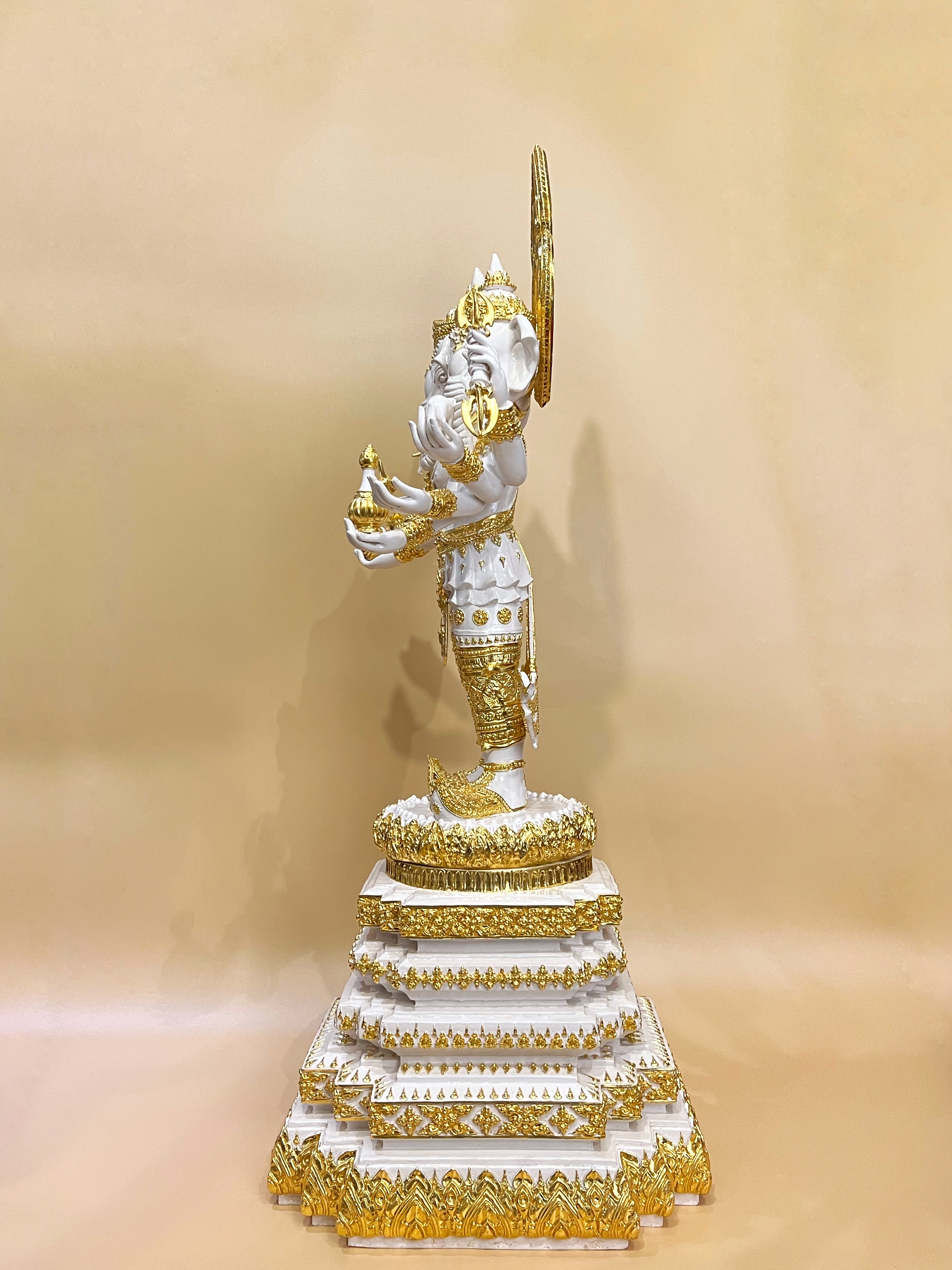 พระพิฆเนศ ปางตรีมุขคณปติ หน้าตัก 12 นิ้ว