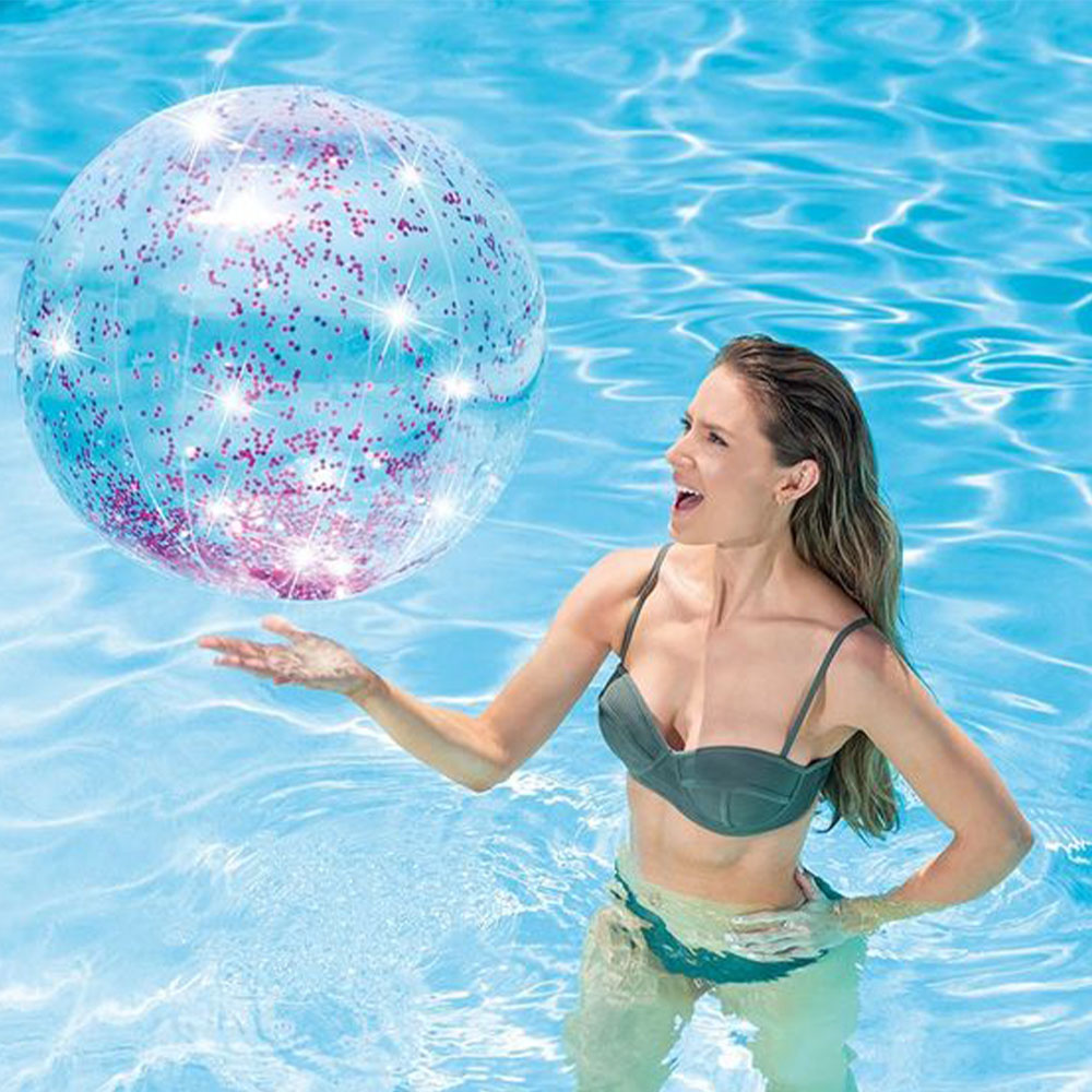 INTEX บอลกากเพชรสะท้อนแสง 71 ซม. INTEX Giltter Beach Ball 71 cm