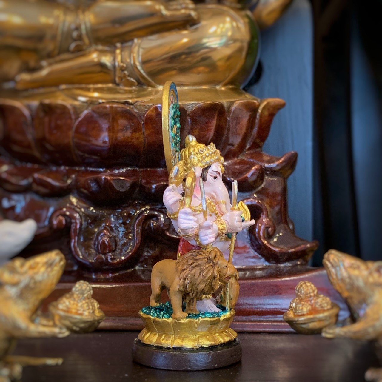 พระพิฆเณศวร์ ปาง 51 ตา สูง 3.5"