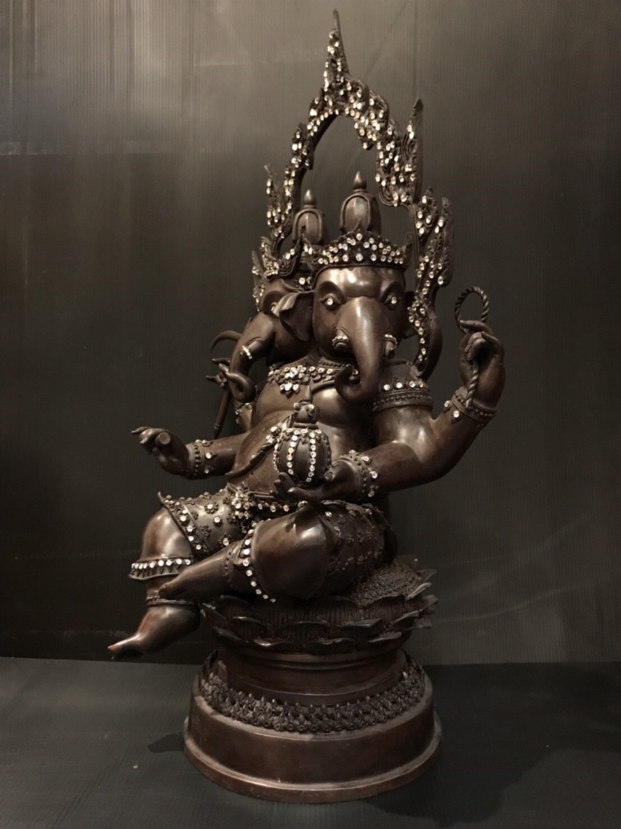 พระพิฆเนศ ปางทวิมุข หน้าตัก 9 นิ้ว