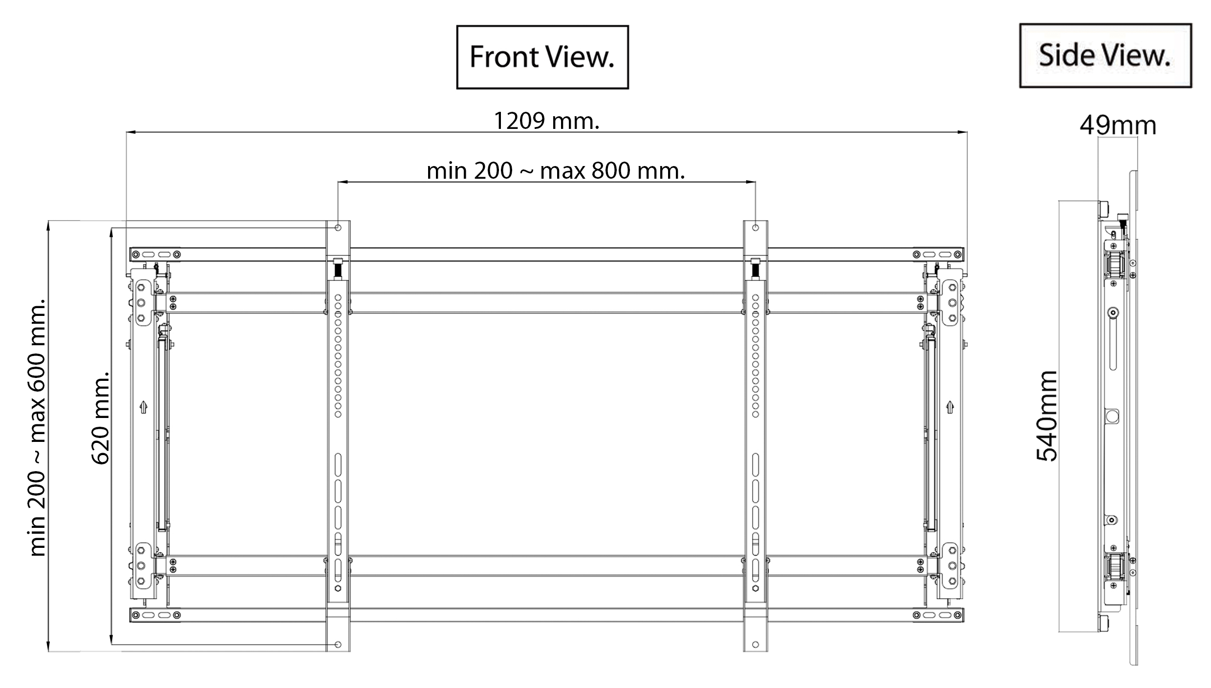 JMTVSTAND MT-V9900 ขาแขวนผนังปรับก้มได้ รองรับจอขนาด 55"-86 นิ้ว0964746498
