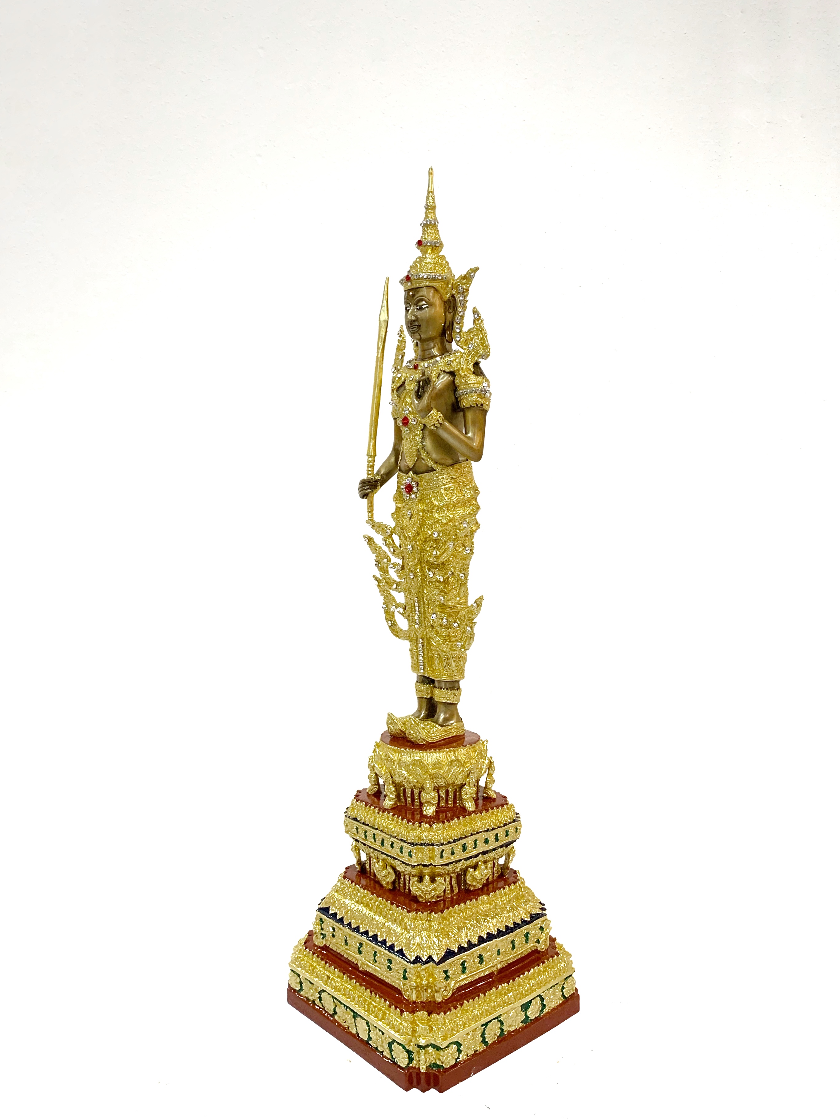 พระสยามเทวาธิราช พระคลังมหาสมบัติ ทรงเครื่องจักพรรดิ์ หน้าตัก 5 นิ้ว