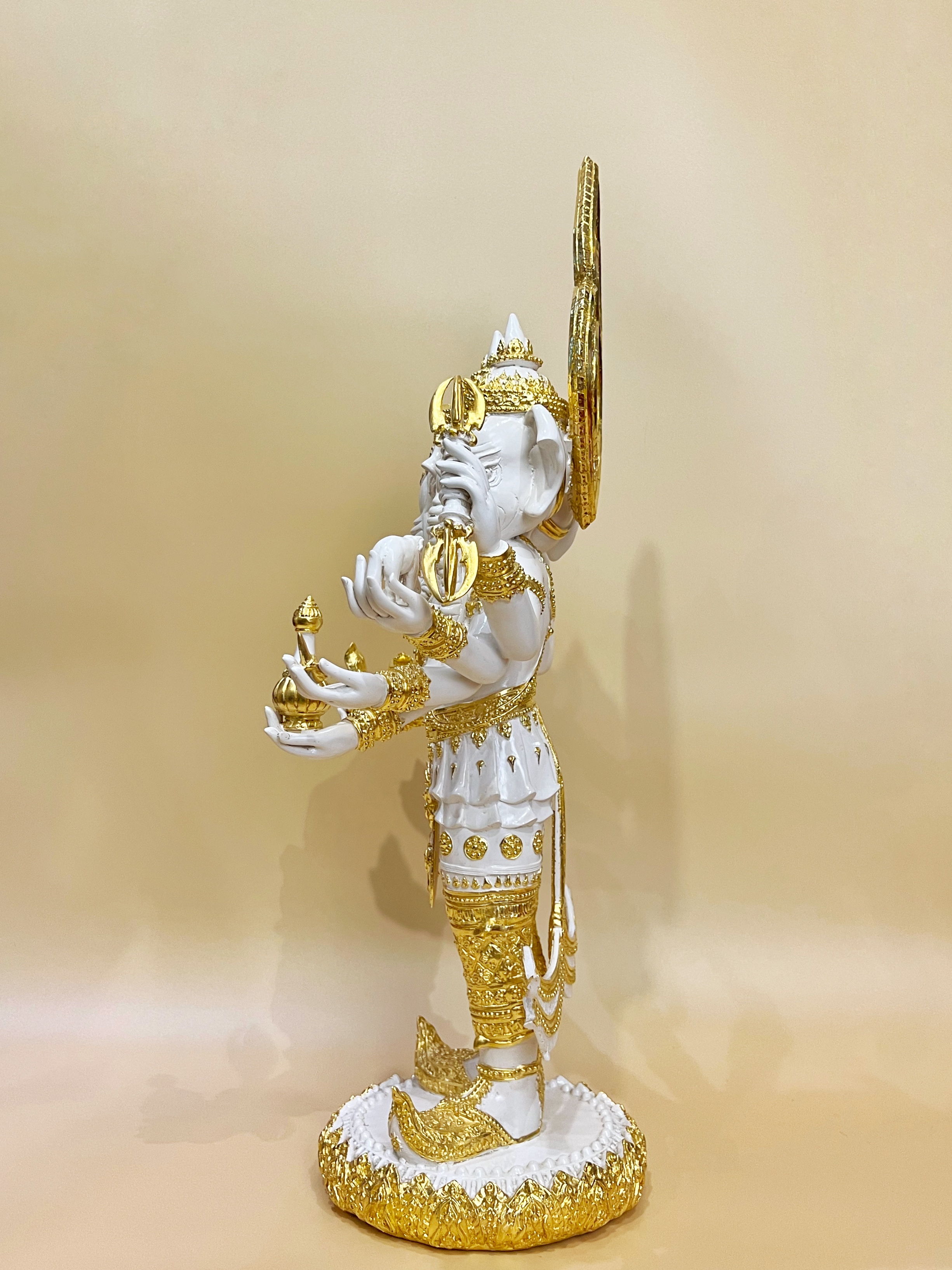 พระพิฆเนศ ปางตรีมุขคณปติ หน้าตัก 12 นิ้ว