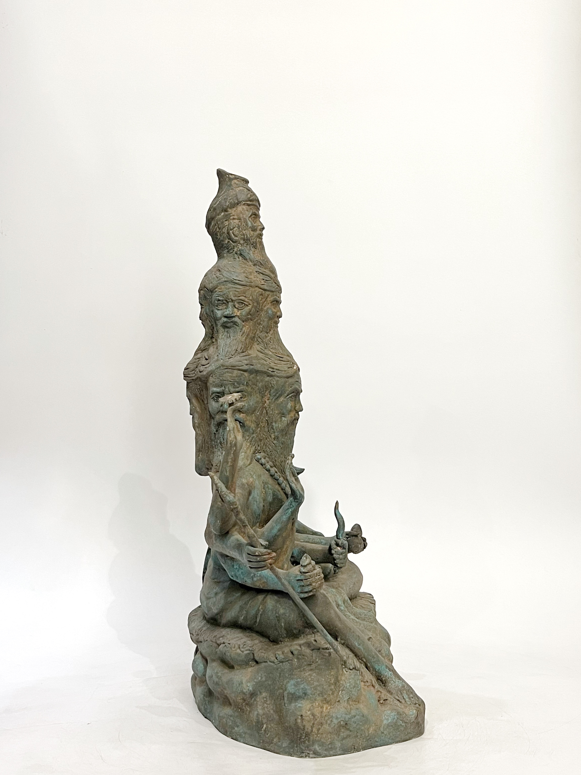 มหาบรมครูพ่อปู่ฤาษี 9 หน้า ปางประทานพร หน้าตัก 9 นิ้ว