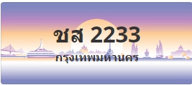 ป้ายประมูล ชส 2233