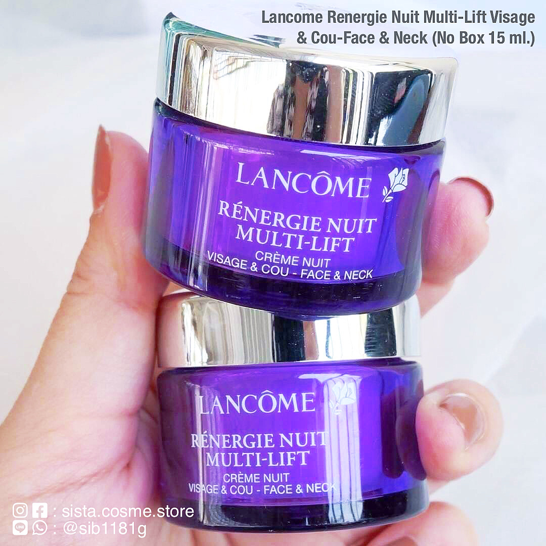 Lancome Renergie Nuit Multi-Lift Visage & Cou-Face & Neck (No Box 15 ml.)