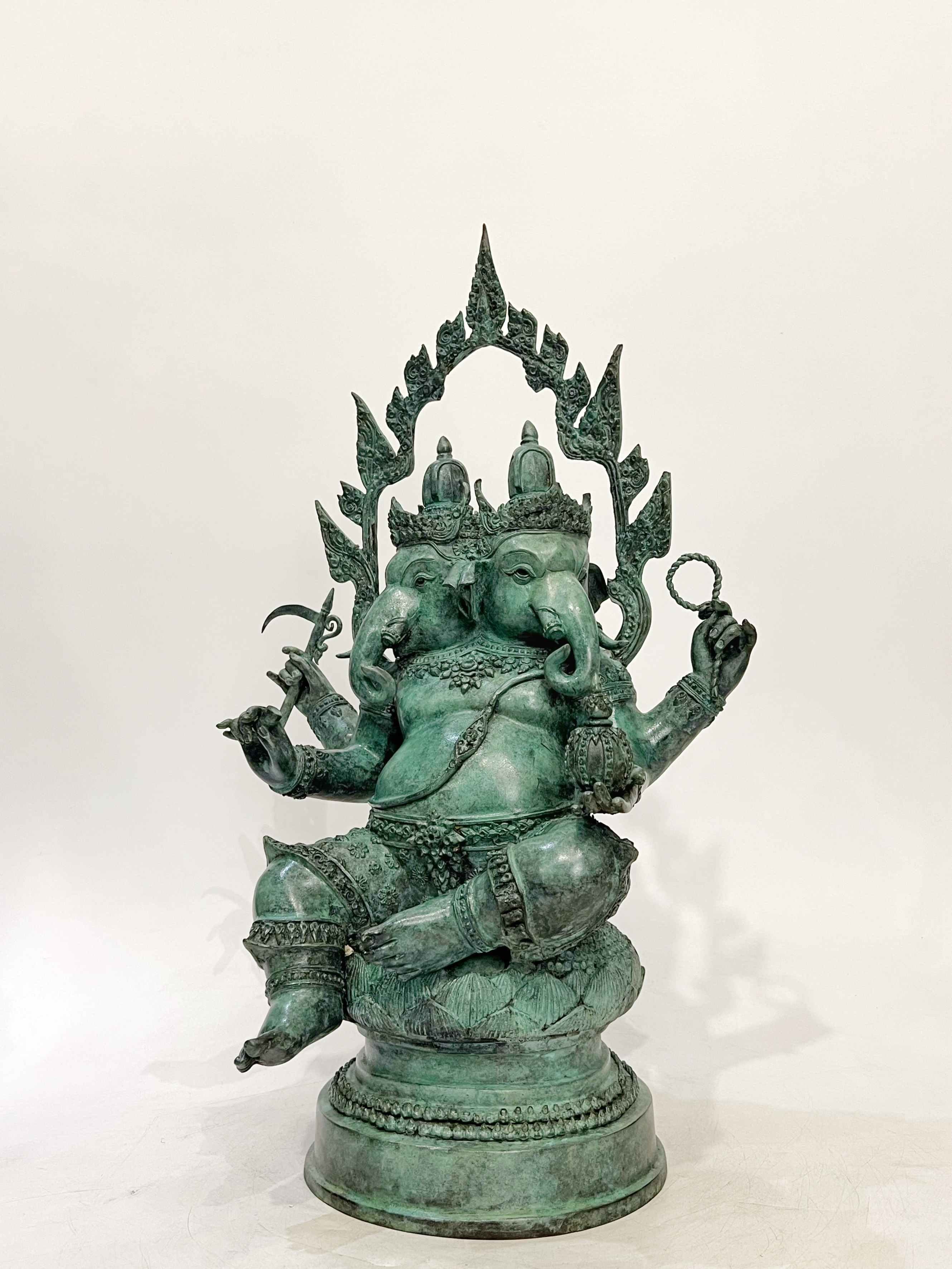 พระพิฆเนศ ปางทวิมุข หน้าตัก 9 นิ้ว