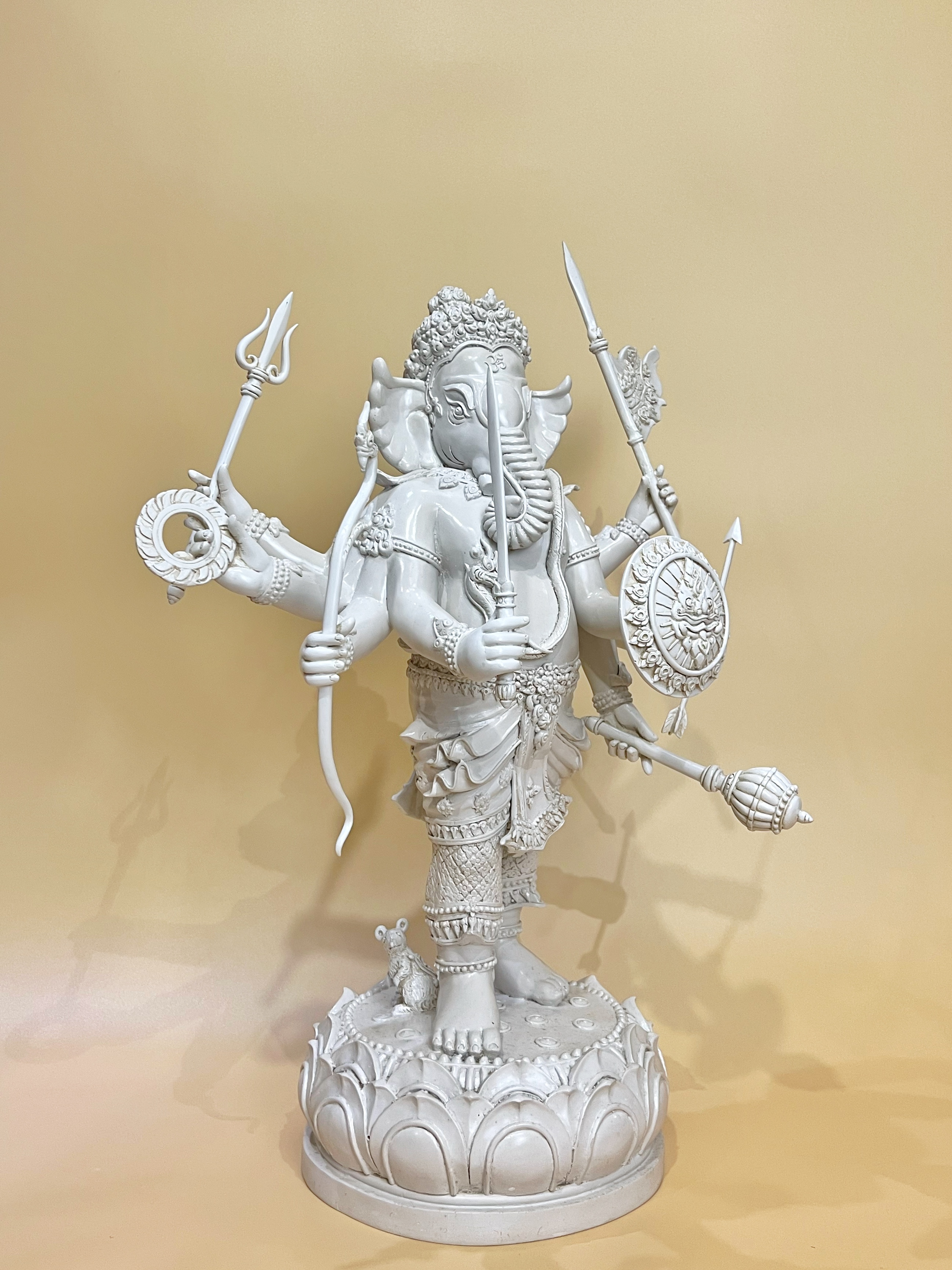 พระพิฆเนศ ปางออกศึก (พระวีระคณปติ) หน้าตัก 9 นิ้ว