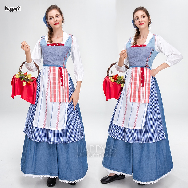 ชุดบาวาเรียน ชุดเมด ชุดประจำชาติ ชุดสาวรับใช้ 🏍️💨💨💨 ส่งไวจากไทย