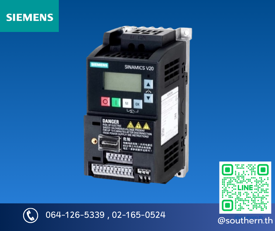 Siemens Sinamics V20 Model:6SL3210-5BE31-5UV0 15kW 3AC 400V