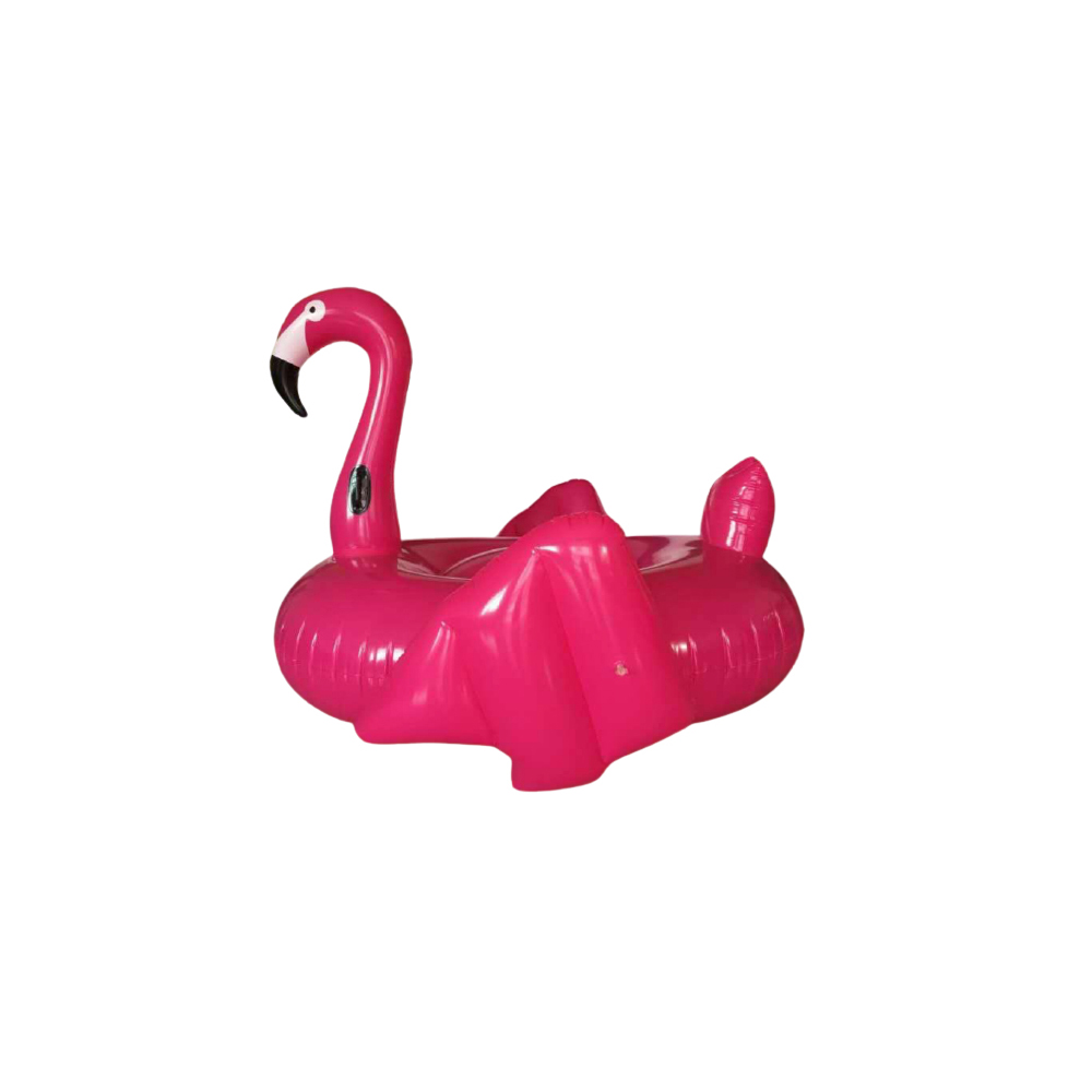 ห่วงยางฟลามิงโก้ สีบานเย็น Inflatable Magenta Color Flamingo Pool Float