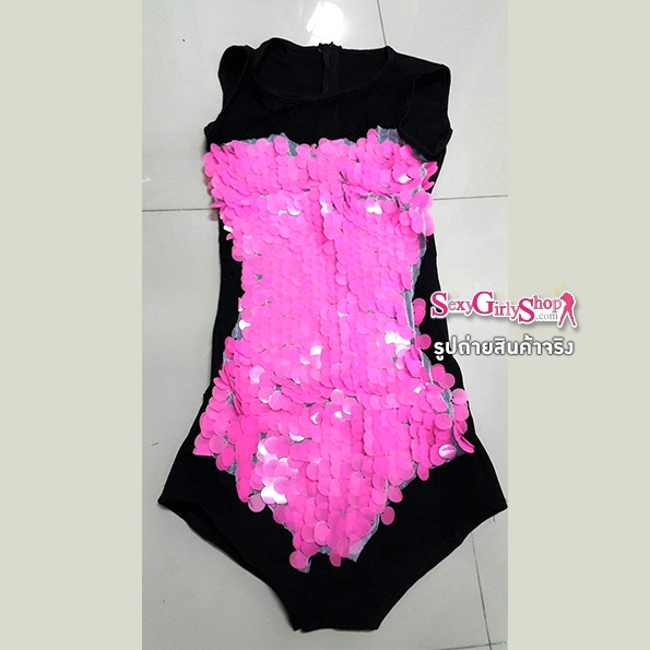 ชุดวันพีท ชุดแดนซเซอร์ ชุดแดนซเซอร์ชมพูนีออน ชุดเต้น ชุดจั๊มสูท