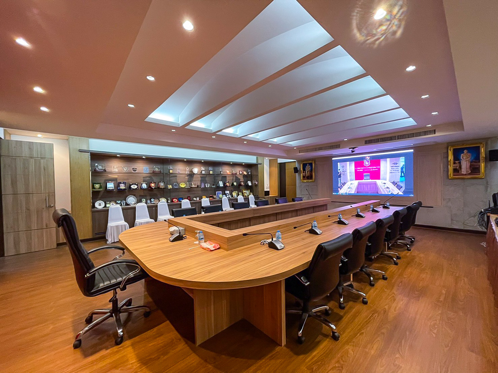 ปรับปรุงระบบเสียง ร่วมกับระบบภาพจอ LED ห้องประชุมสำนักงานผู้บัญชาการ กองบัญชาการตำรวจปราบปรามยาเสพติด