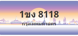 ป้ายประมูล 1ขง 8118