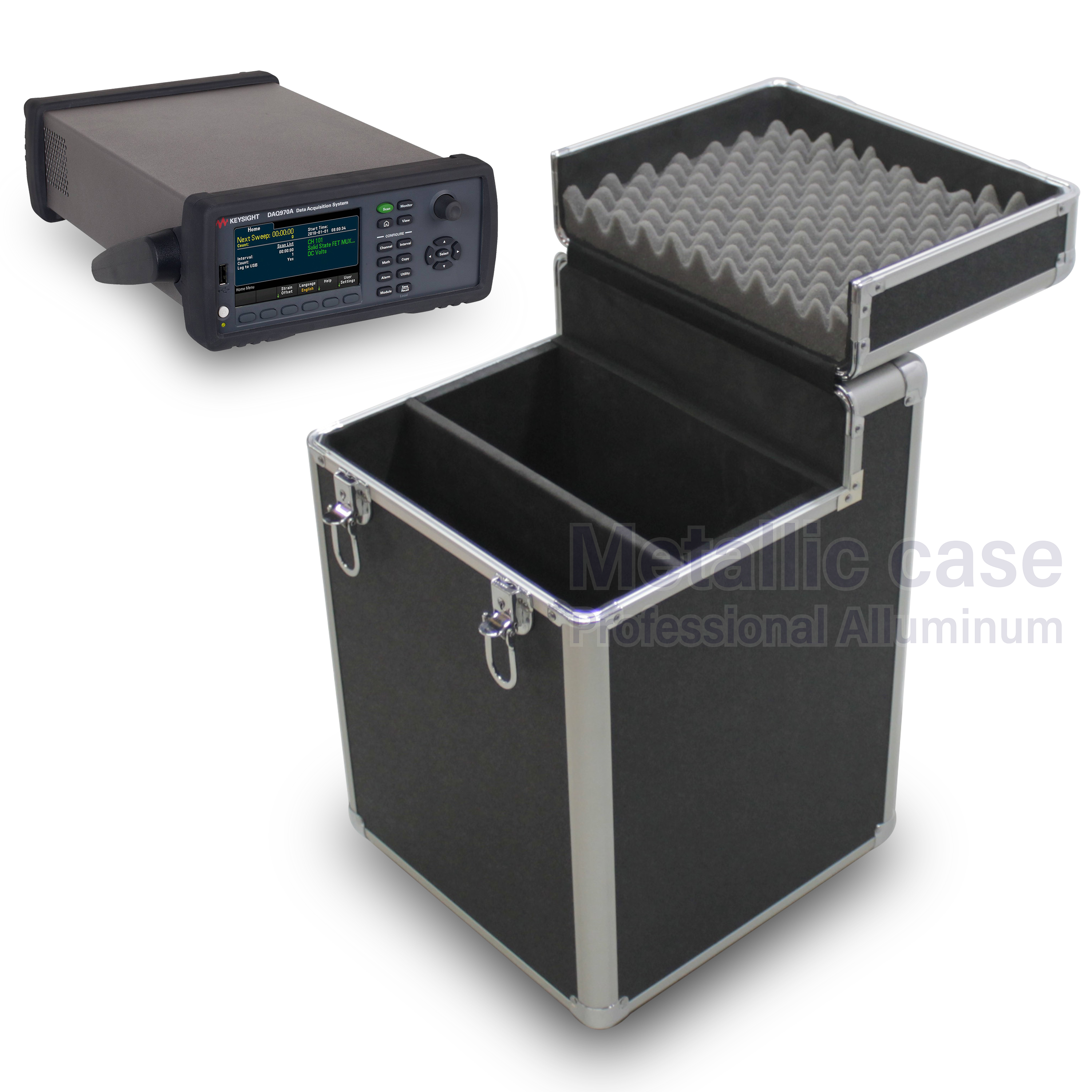 metalliccase7844-09-6301 / Keysight DAQ 970 A (29.5x30x41.5 T2C1H1K1P2U5)