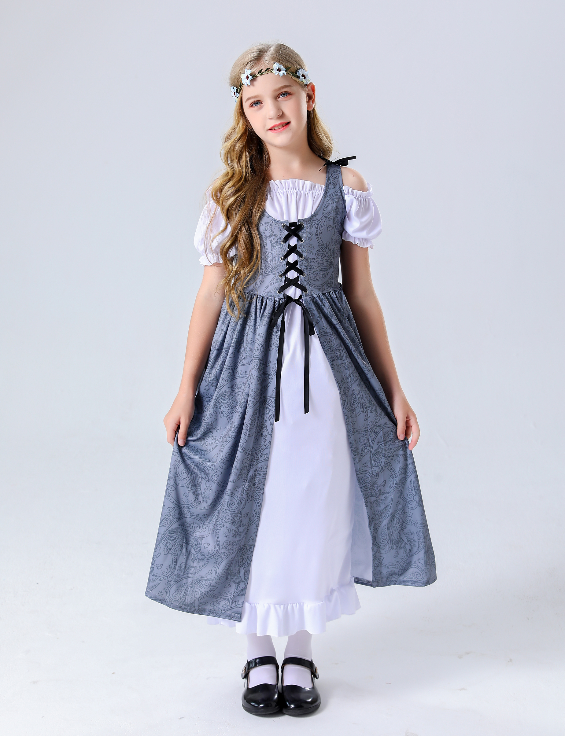 ชุดยุโรป ชุดย้อนยุค สีพาสเทล สบายตา 🏍️💨ส่งไวจาก กทม.